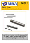 Taper Pins PDF